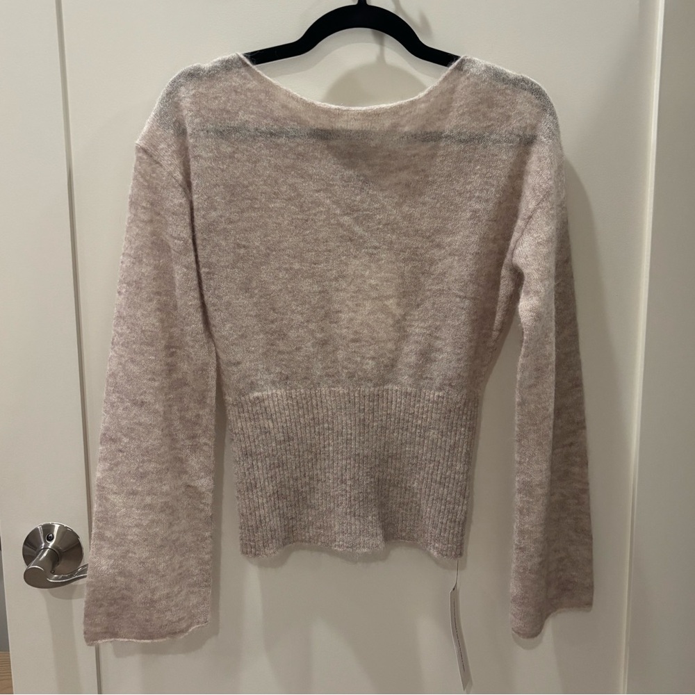 NWT Reformation Soren Sheer Alpaca Sweater Top - Picture 4 of 5